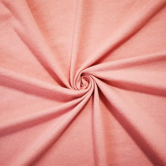 Pink Cotton Solid Stretch Spandex Jersey Knit Fabric By the Yard {1}