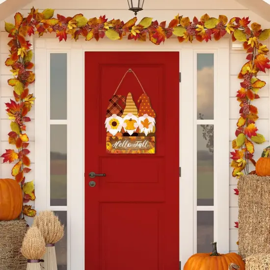 Autumn Welcome Door Sign Hello Fall Decor(Multicolor) {2}