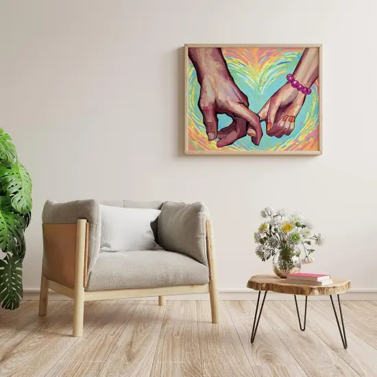 8x10 Canvas Painting Kit Pre Drawn Canvas for Painting Sip and Paint for Adults Clear {4}