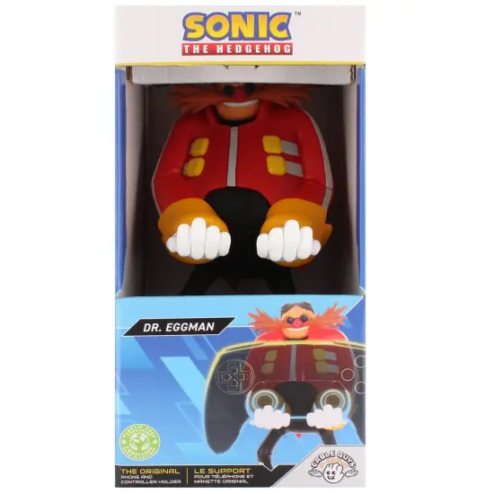Exquisite Gaming: Sonic The Hedgehog: Dr. Eggman - Cable Guys Original Controller & Phone Holder, Collectible Device Stand, Officially Licensed Figure {5}