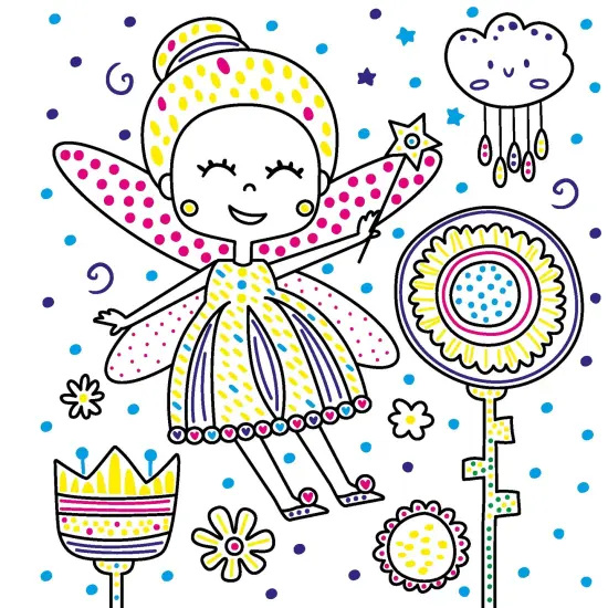 Fairies & Friends Paint Magic With Water-Softcover {4}