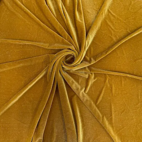 1 Yard Misty Glitter Velvet Fabric for Costumes Apparel Cosplay Dresses Crafts 60 Inches Width Champagne Beige {6}