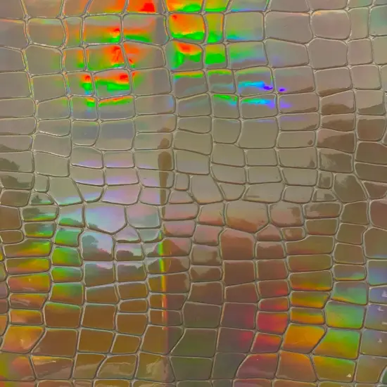 1 Yard Chrome Mirror Reflective Vinyl Fabric For Handbags Upholstery Crafts Wallets 54 Inch Width Silver {6}