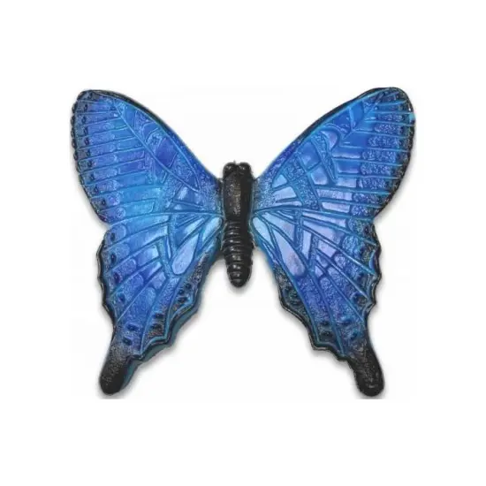9.75” x 8.75" x 1.75" Amazonian Butterfly Frit Casting Glass Fusing Kiln Mold {2}