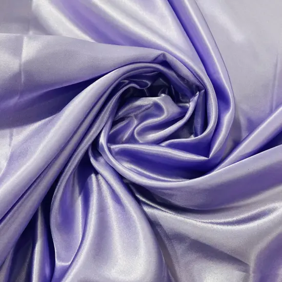 1 Yard Charmeuse Medium Satin Lining Polyester Fabric Elegant Dressmaking Material 60 Inch Width Lilac {1}