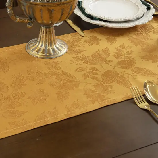 Fall Countryside Leaves Thanksgiving Table Runners,(14x72 Inch) {3}