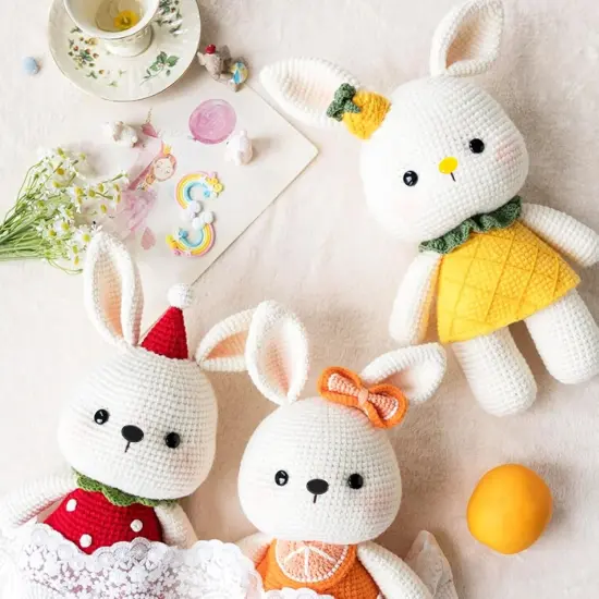 272pcs Plastic Safety Noses 5 Sizes 2 Colors Craft Oval Nose Eyes {2}