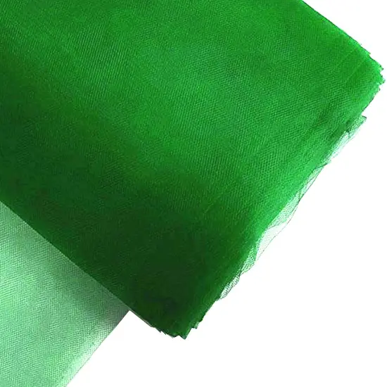 40 Yard Sheer Diamond Net Tulle Fabric Bolt for Wedding Arch Pew Bow Crafts 54 inch Width Emarald green {1}