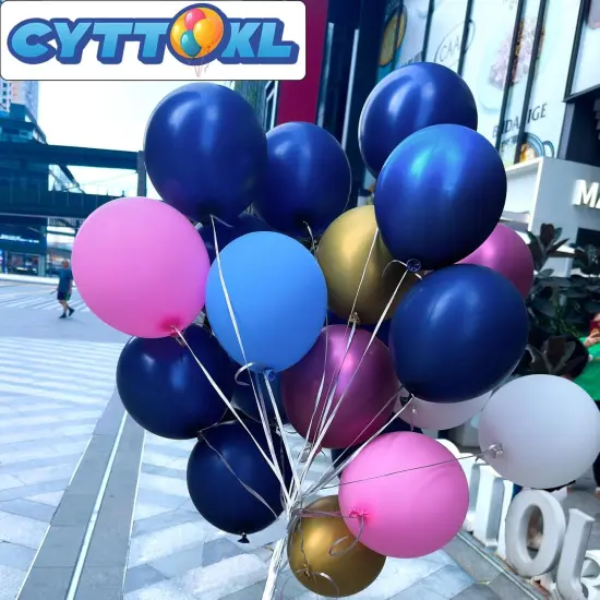 Navy Blue Latex Balloons 12 inch 200 Pack Matte Helium Balloon for Birthday Wedding Baby Shower Party Decorations {4}