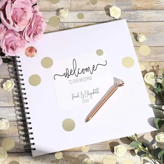 Paper Junkie 12 x 12 Inches White Scrapbook Album with 40 Sheets {4}