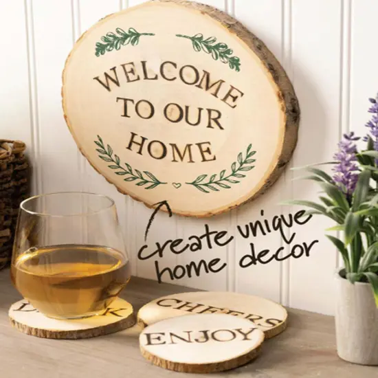 Wood Burning Alphabet Letter Kit, Branding Irons Personalized for Wood Leather Branding Set Compatible with Walnut Hollow Iron Wood Burning Stamp with 26 Iron 5/8&rdquo; Tall (Clear) {5}