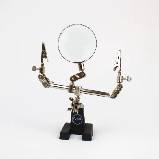 Double Clip Extra Hands with Magnifier {4}