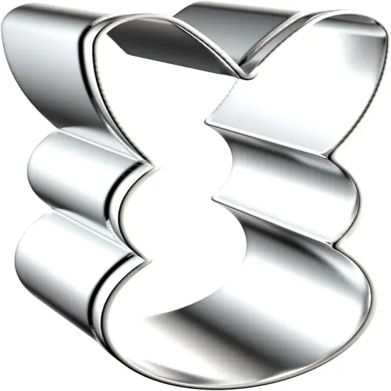 Easter Bunny Cookie Cutter Set - 5 inch, 4 inch, 3 inch, 2 inch - 4 Piece Large Rabbit Cookie Cutters Shapes Molds - Stainless Steel {4}