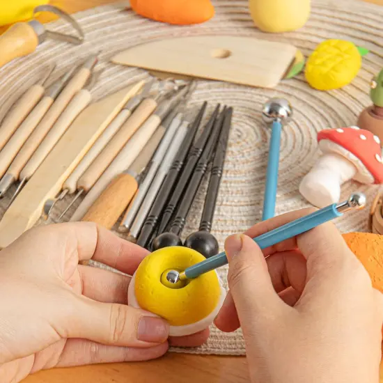 23PCS Clay Tools Sculpting, Ceramic & Pottery Modeling Tool {5}