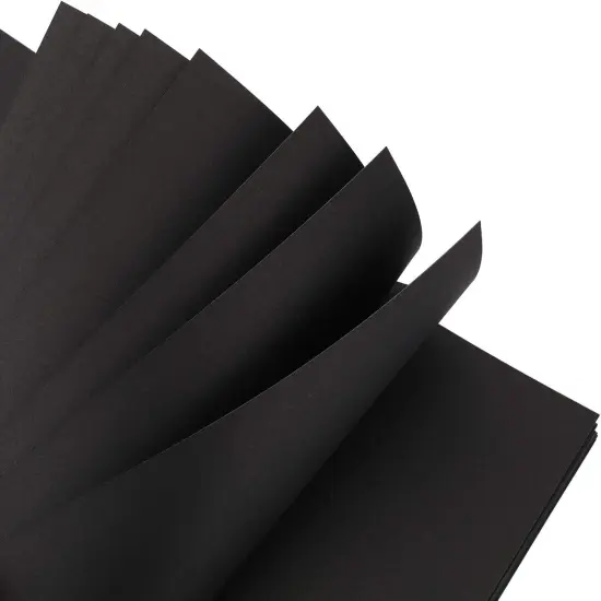 2 Pack 80 Pages Scrapbook Album, Photo Album Memory Book, Total 160 Pages - Black {3}