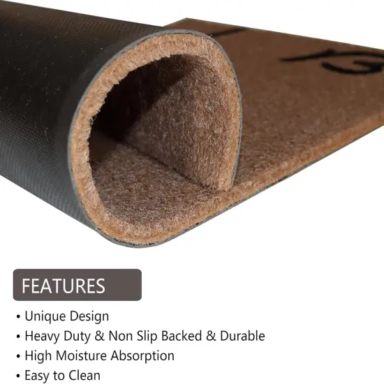 Design &lsquo;Hello' Doormats Outdoor for Home Entrance, 30&times;17 Front Door Mat for Farmhouse Entryway {5}