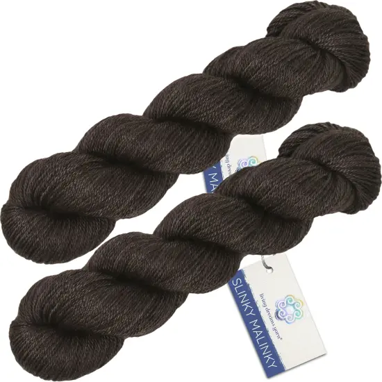 Slinky Malinky Superwash Merino Sock Yarn with Tencel - Silky & Strong. Pacific Northwest Hand Dyed. Fingering Weight #1. Dusk 2 pack {1}