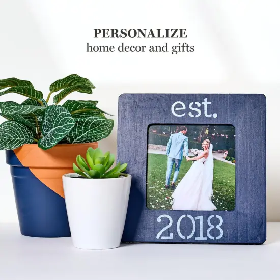 Martha Stewart&trade; 4" x 4" Hardwood Square Frames - 6 pc. - 68706 {5}