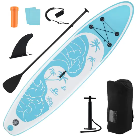 Inflatable Stand Up Paddle Board with Premium SUP Accessories {4}