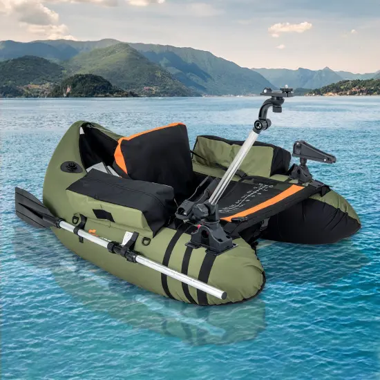 3-Piece Fishing Boat Accessory Set with Adjustable Go Pro Mount, Rod Holder, and Oar Holder {2}