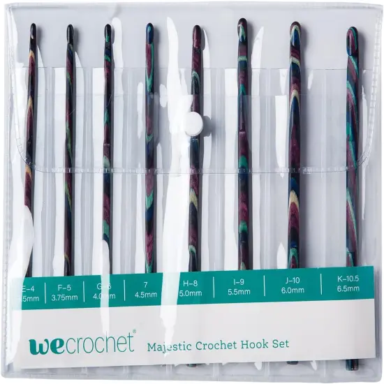 Knit Picks WeCrochet Majestic Regular Wood Crochet Hook Set - 8 Sizes US E-K {2}