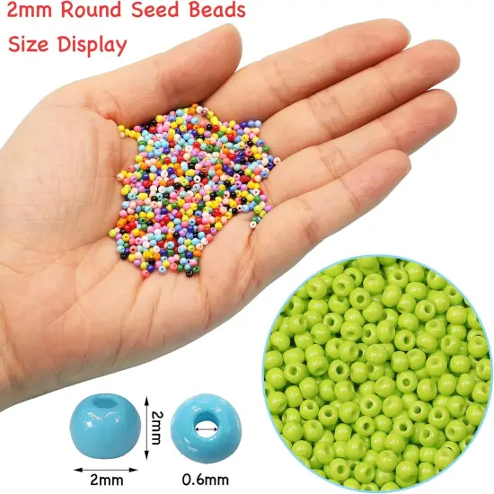 2mm Round 12/0 Seed Beads About 20000pcs in Box {4}
