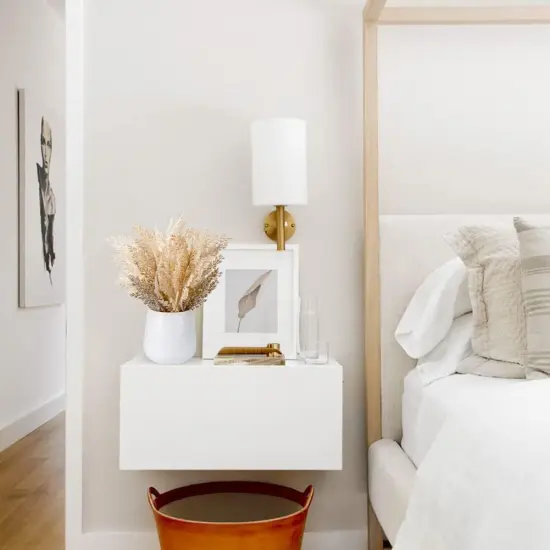 Faux Pampas Grass with Vase, Artificial Pampas Grass Flowers Bouquet Plant Fluffy Boho Home Decor Fake Pompass Pompous Grass Floral Arrangement for Wedding Party Table Room Decorations Broze {5}