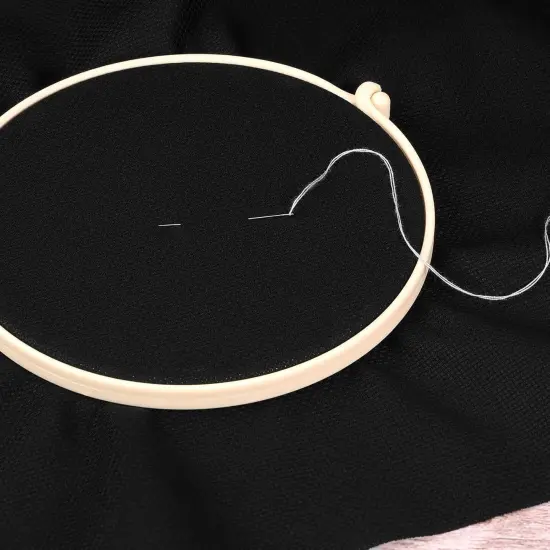 18 Count Aida Cloth Black Aida Cross Stitch Aida Cloth for Handmade Cross Stitch Fabric Needlework, 39 x 60 inch {5}