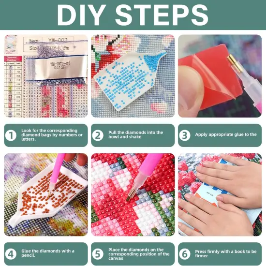 Hummingbird Diamond Art Kits for Adults - Diamond Art Flower Diamond Art Painting Kits for Adults Gem Art Gift Home Wall Decor 14''Lx14''W {5}