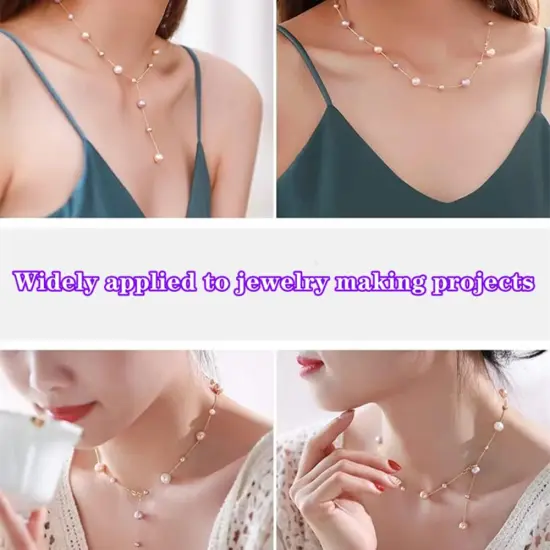 800pcs Pearl Beads 6mm Round Pearl Beads with Hole for DIY Bracelet Necklace Jewelry Making Supplies Handmade Craft(Green) {4}