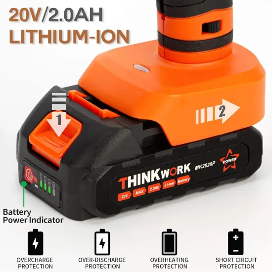 Hot Glue Gun, 20V Cordless Glue Gun with 30 PCS Full Size Sticks, Drip-Free Fast Heating Glue Gun Kit for DIY&Crafts, Repair and Construction, Rechargeable Battery and Charger Included {4}