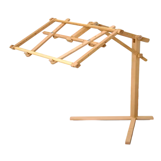 Wooden embroidery stand FLOOR-STANDING Flamingo without frame CSFL1 {2}