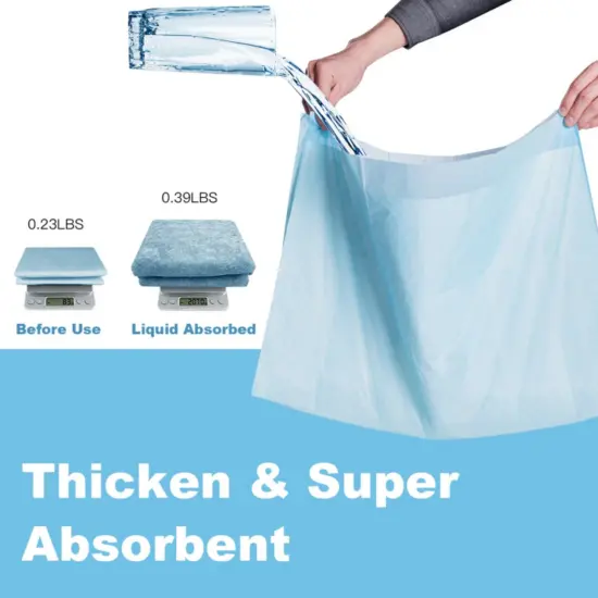 Sky Blue 24 Inch Pet Wee Pee Piddle Pad with Bibulous Paper Ideal for Indoor Pets {6}