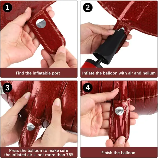 12 Pieces 18 inches Football Balloons Football Themed Party Decorations Foil Mylar Rugby Ball Balloons for Birthday Sports Graduation Party {3}