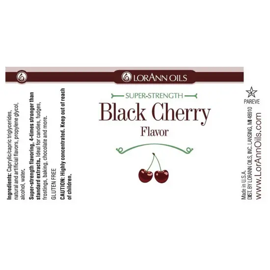 Black Cherry Flavor 16 Ounce Bottle {5}