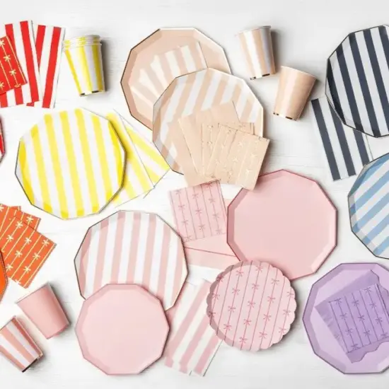 SWEET PEACH SIGNATURE CABANA STRIPE GUEST TOWELS {3}