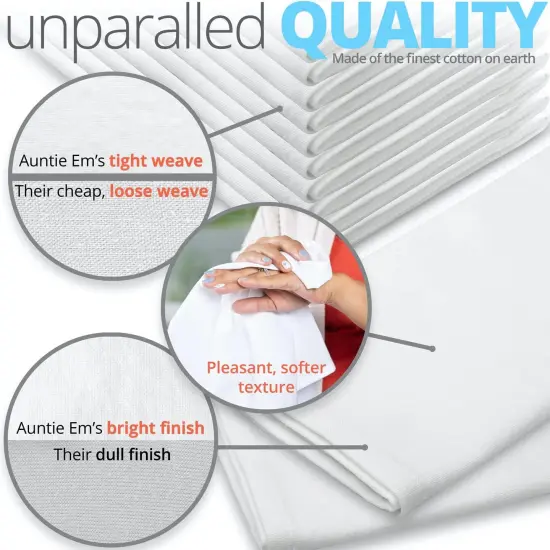 Dinner Napkins, Oversized 20 x 20 Inches, Set of 12, Sage {2}