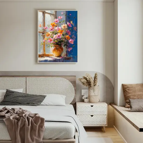 Flower Canvas Paint by Numbers for Adults-Flower Vases Paint by Number Kits for Adult,Adults Flowers Painting by Number Kits on Canvas for for Gifts Home Wall Decor {2}