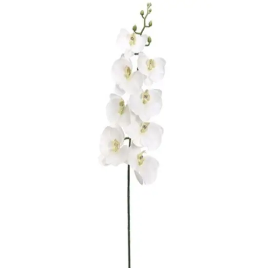 Allstate Phalaenopsis Orchid Artificial Spray - 32" - White {1}
