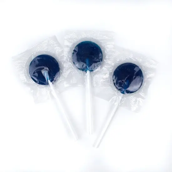 Just Candy Blue Flat Lollipops {3}