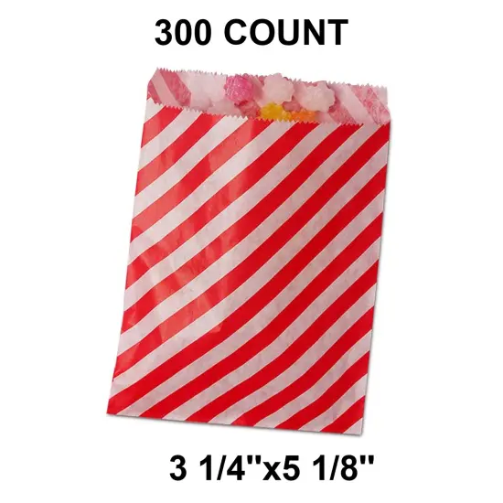 Small Diagonal Stripes Merchandise Bags 3 1/4" x 5 1/8" {1}
