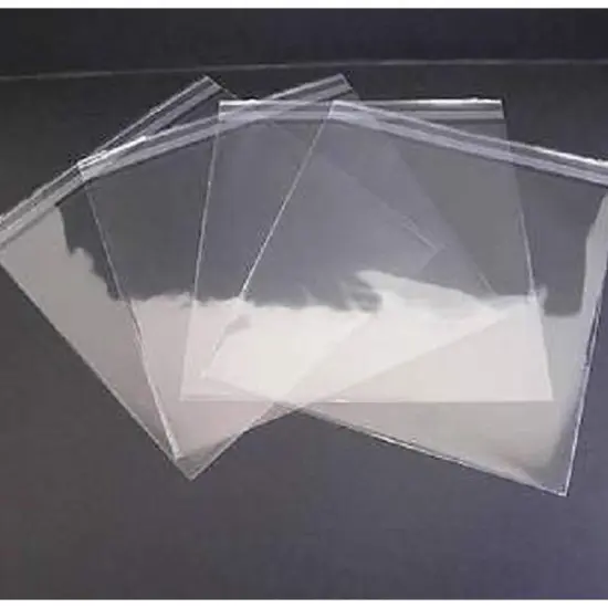 1.2 Mil Lip & Tape Bags for Clear Storage 6 11/16'' x 6 9/16'' {5}