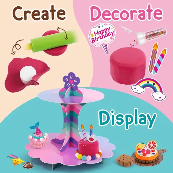 Craft Kits for Kids Make Your Own Mini Desserts with Air Dry Clay {2}