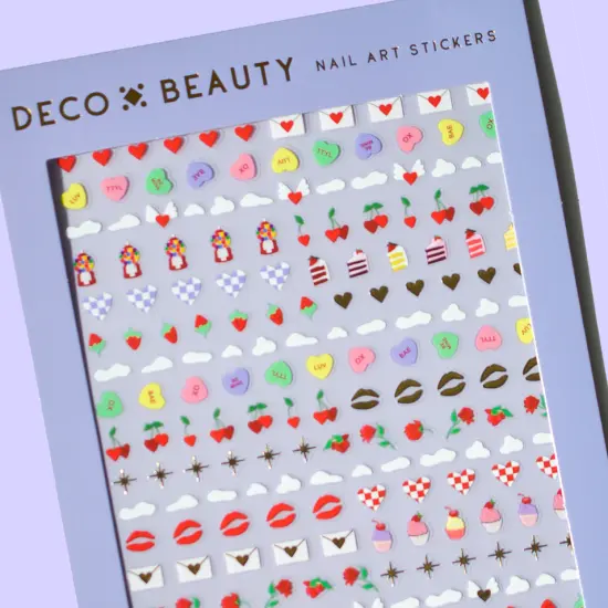 BE MINE NAIL STICKERS {2}