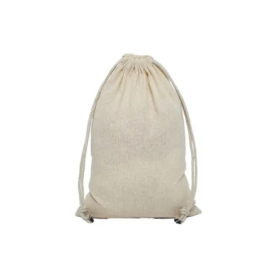 Generous Cotton Muslin Pouch 14" x 20" {3}