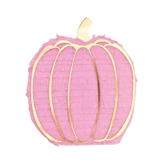 PINK MINI PUMPKIN HANDMADE PI&Ntilde;ATA FAVOR {1}