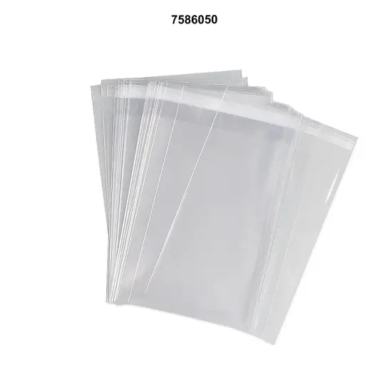 Premium Lip & Tape Self-Sealing Bags 5 1/4" x 7 1/4" 1.6 mil {2}