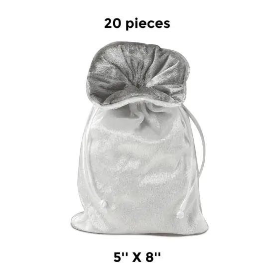 Velvet Lined Bags 5" x 8" Luxurious Soft Storage {1}