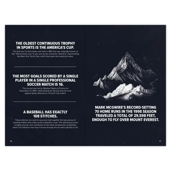 Super Sports Stats & Facts Softcover Book {4}