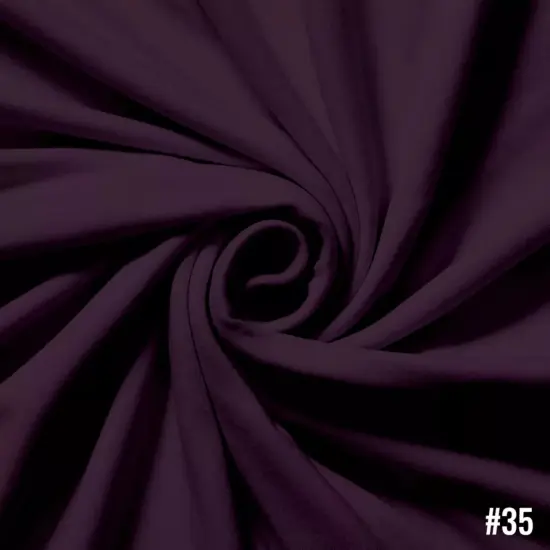 Kitcheniva DTY Brushed Stretch Fabric Sewing Decor Crafts DIY By Yard #35 plum {1}